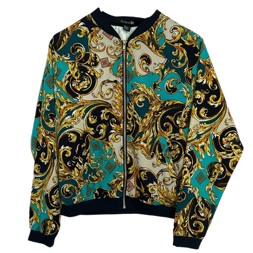 Forever 21 printed Bomber style jacket
